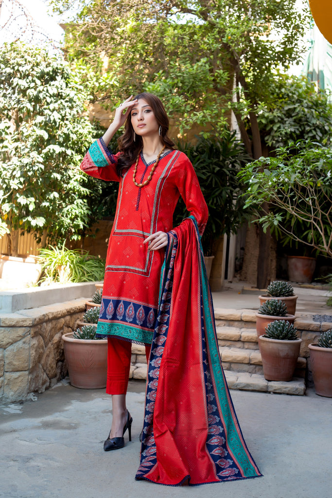 Erum Misha Printed Lawn Collection Vol-5 – EMLV5-6