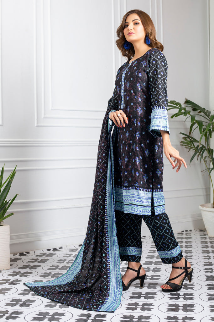 Erum Misha Printed Lawn Collection Vol-8  – EMV8-1B