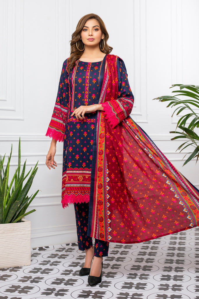 Erum Misha Printed Lawn Collection Vol-8  – EMV8-2A