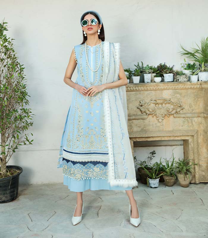 Esha Eshal Summer Lawn Collection 2022 – EES-801B