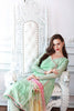 Gul Ahmed Luxury Festive Eid Collection - Mint 3 Pc Premium Embroidered Chiffon FE-24