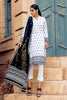 Gul Ahmed Black & White Lawn Collection – 3PC Printed Lawn Suit With Lawn Dupatta B-12003