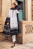 Gul Ahmed Black & White Lawn Collection – 3PC Printed Lawn Suit With Lawn Dupatta B-12011