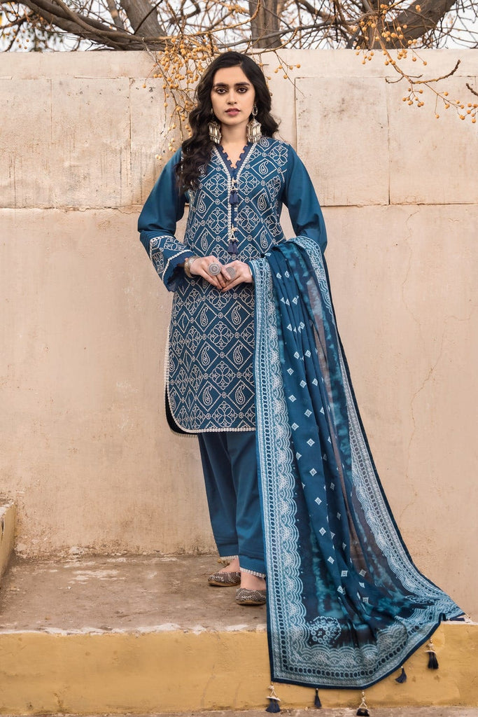 Gul Ahmed Summer 2022 · Chunri Collection – 3PC Chunri Embroidered Lawn Suit CL-22149