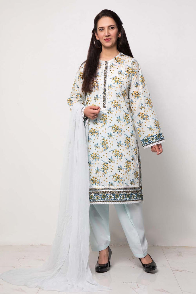 Gul Ahmed Summer 2022 · Essential 1 PC Collection – 1PC Printed Lawn Fabric SL-915 A