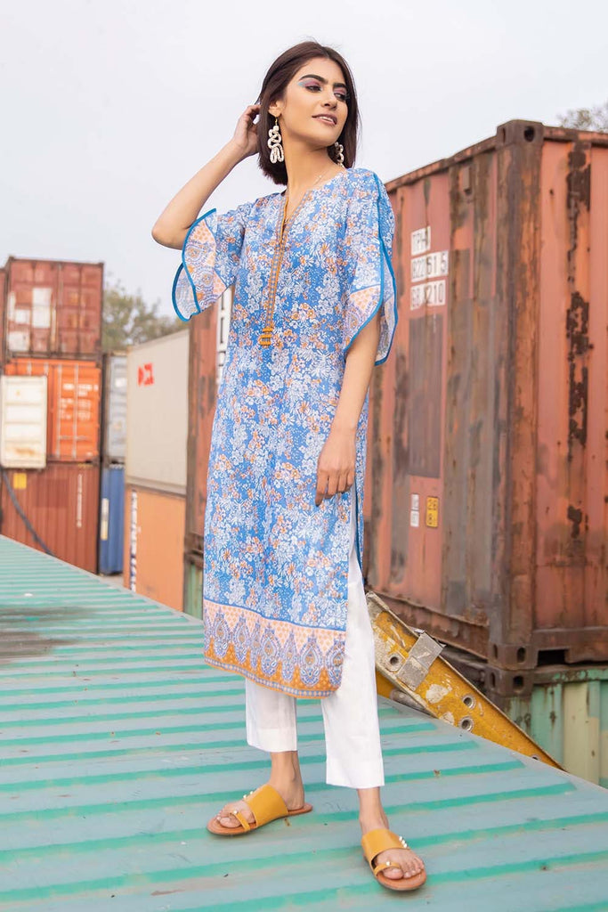 Gul Ahmed Summer 2022 · Essential 1 PC Collection – 1PC Printed Lawn Shirt SL-974 A