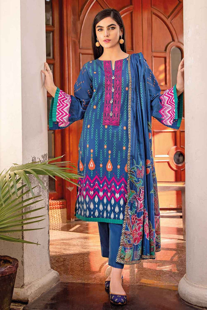 Gul Ahmed Summer 2022 · Essential 2PC Collection – 2PC Digital Printed Lawn Shirt Dupatta TL-345