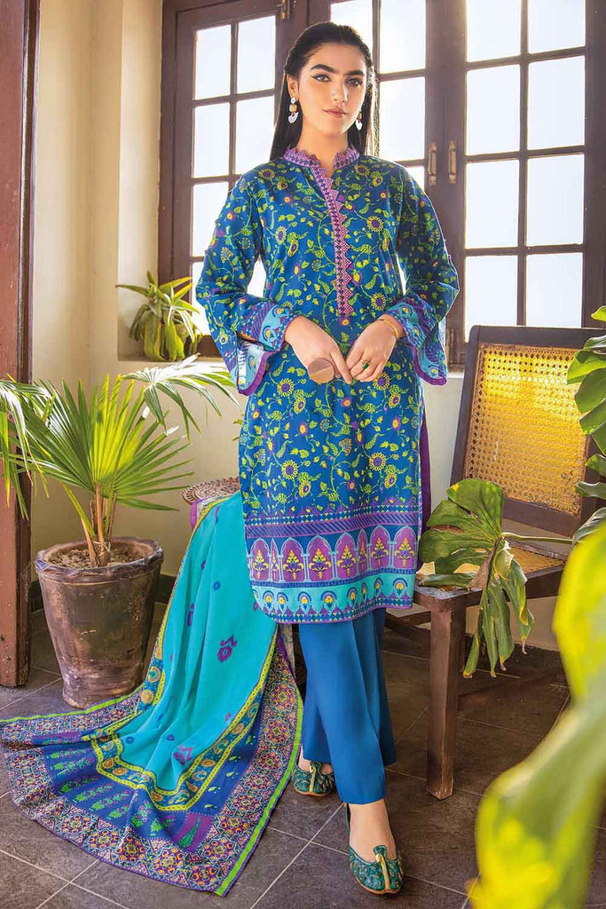 Gul Ahmed Summer 2022 · Essential 2PC Collection – 2PC Embroidered Lawn Suit TL-343