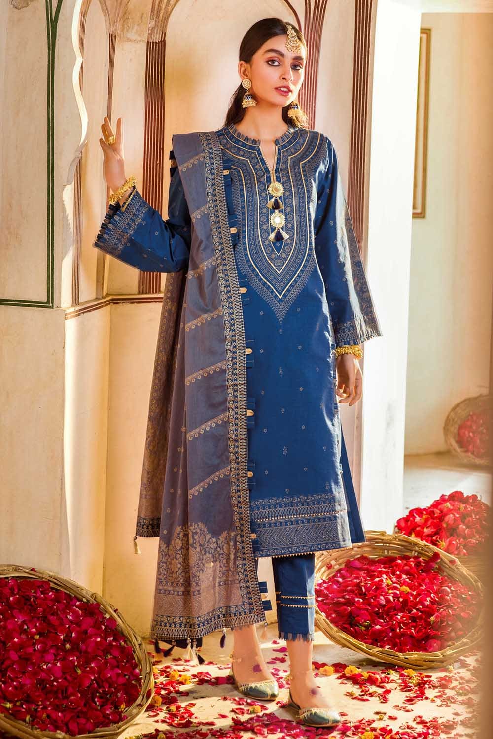 Buy online Pure Banarsi Suit from Suits  Dress material for Women by Radha  Textiles for 1799 at 32 off  2023 Limeroadcom