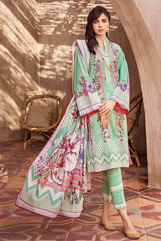 Gul Ahmed Summer 2022 · Essential 3PC Collection – 3PC Digital Printed Lawn Embroidered Suit CL-1281 B