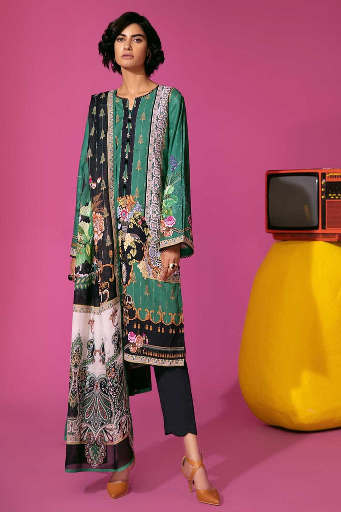 Gul Ahmed Summer 2022 · Essential 3PC Collection – 3PC  Digital Printed Lawn Suit CL-12504B