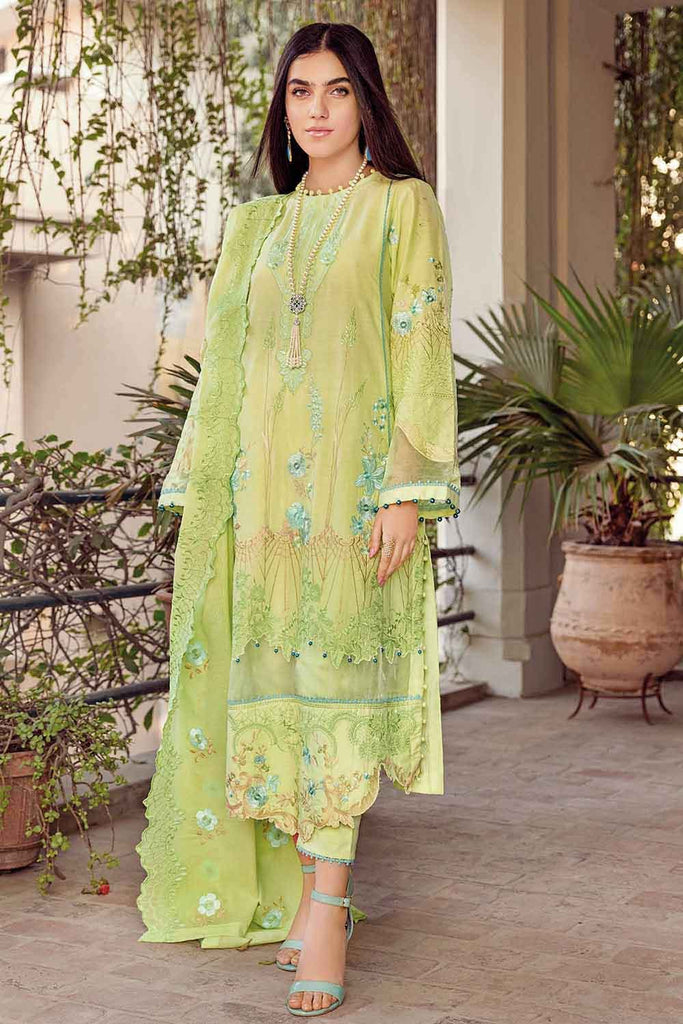 Gul Ahmed Summer 2022 · Essential 3PC Collection – 3PC Embroidered Lawn Suit With Embroidered Denting Lawn Dupatta DN-22021