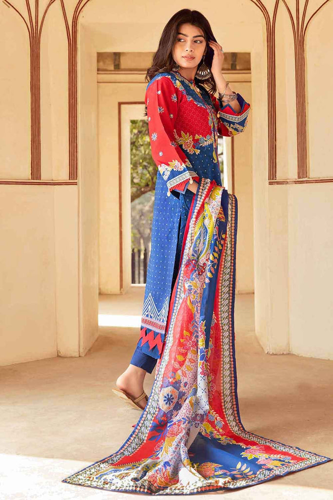 Gul Ahmed Summer 2022 · Essential 3PC Collection – 3PC Gold Printed Lawn Suit CL-22168