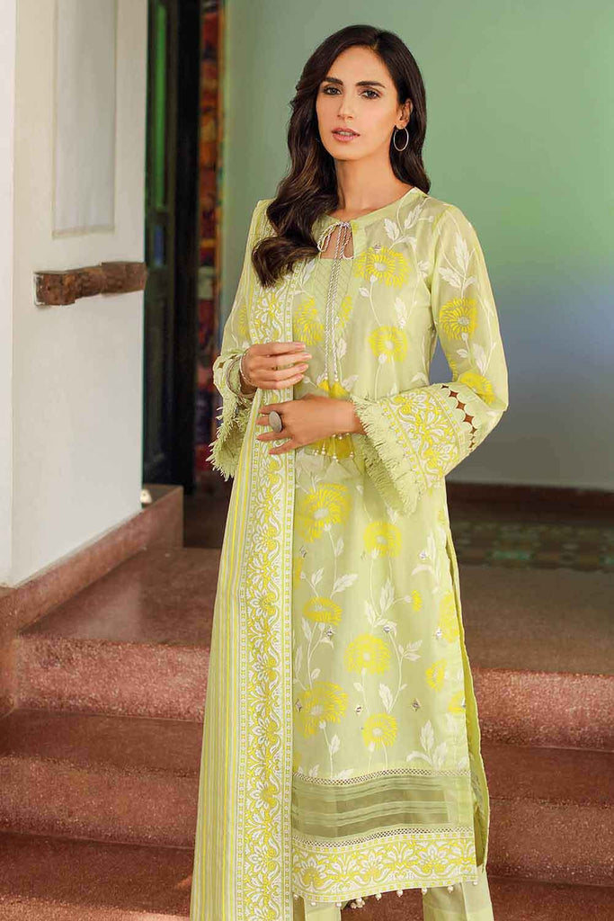 Gul Ahmed Summer 2022 · Essential 3PC Collection – 3PC Lacquer Printed Embroidered Lawn Suit CL-22119