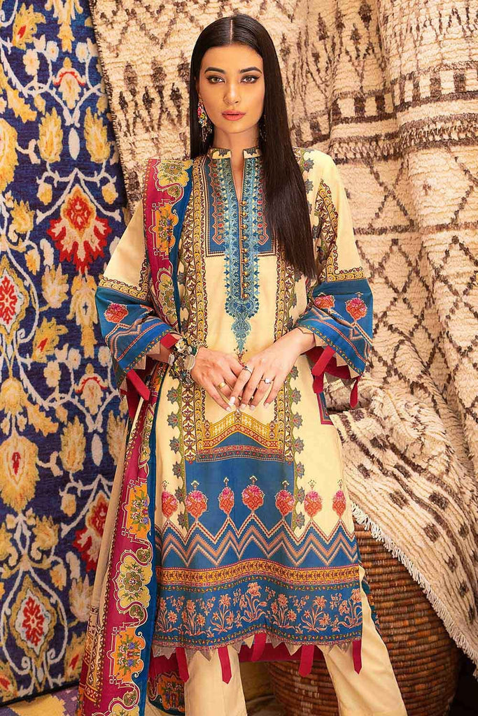 Gul Ahmed Summer 2022 · Essential 3PC Collection – 3PC Lawn Digital Printed Embroidered Suit CL-1322