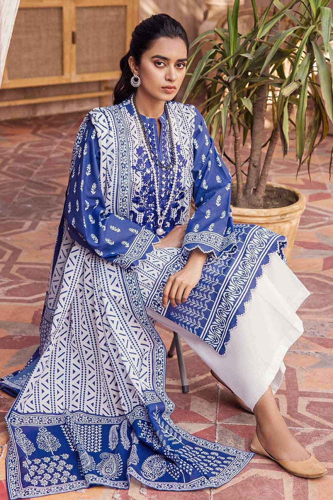 Gul Ahmed Summer 2022 · Essential 3PC Collection – 3PC Lawn Printed Embroidered Suit CL-1173