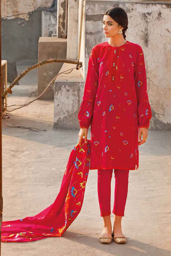 Gul Ahmed Summer 2022 · Essential 3PC Collection – 3PC Printed Lawn Suit CL-1124