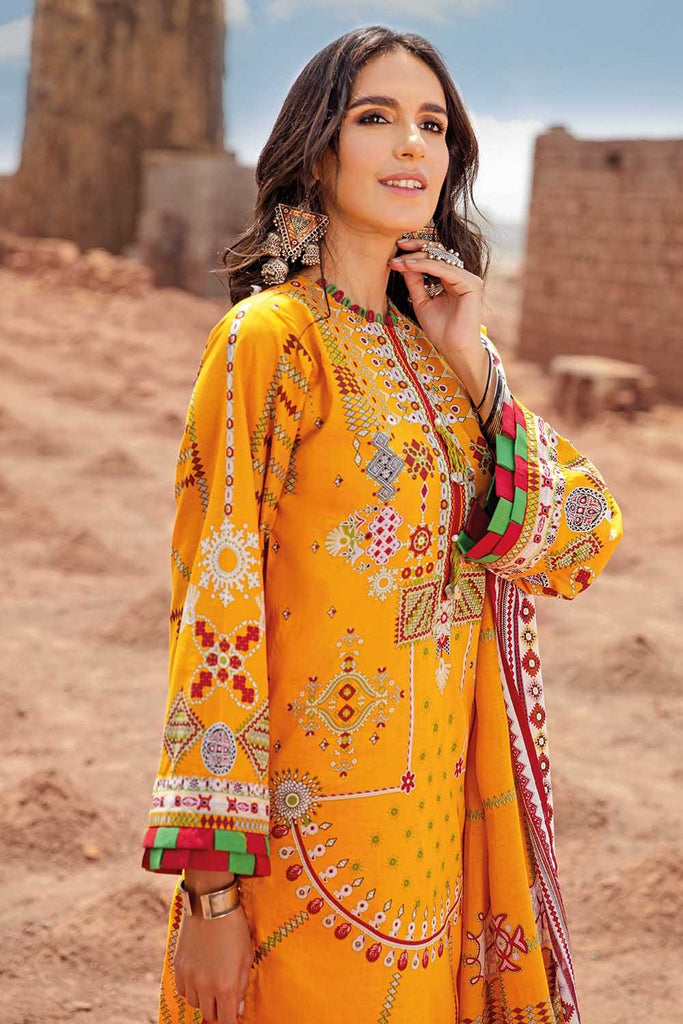 Gul Ahmed Summer 2022 · Essential 3PC Collection – 3PC Printed Lawn Suit CL-12007 A