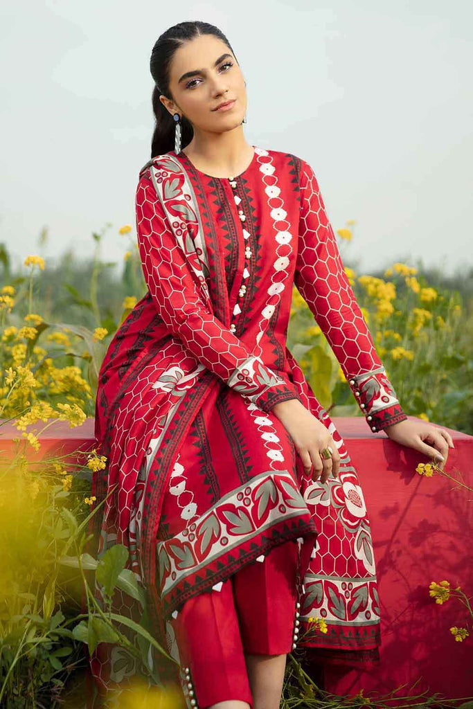 Gul Ahmed Summer 2022 · Essential 3PC Collection – 3PC Printed Lawn Suit CL-22089 A