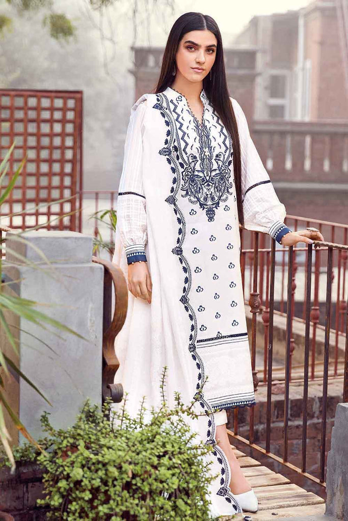 Gul Ahmed Summer 2022 · Essential 3PC Collection – 3PC Printed Lawn Suit With Embroidered Lawn Dupatta DN-22024