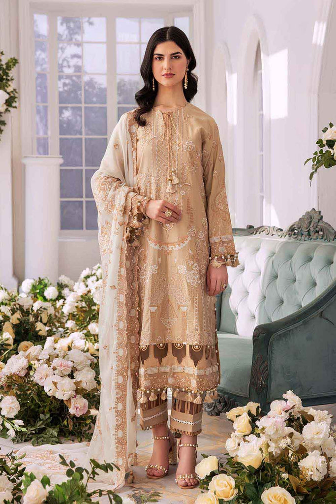 Gul Ahmed Summer 2022 · Premium Collection – 3PC Chiffon Embroidered Suit LE-22006