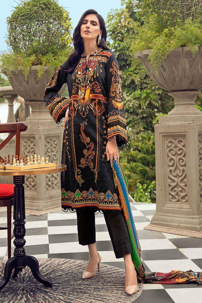 Gul Ahmed Summer 2022 · Premium Collection – 3PC Digital Printed Chiffon Dupatta Digital Printed Lawn Suit BM-12021