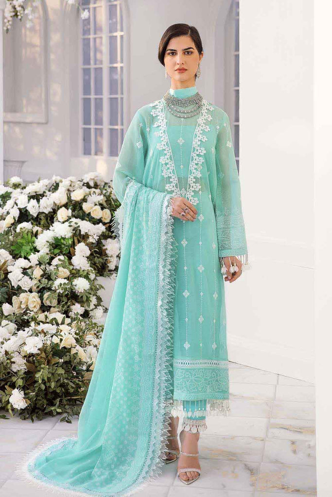 Gul Ahmed Summer 2022 · Premium Collection – 3PC Embroidered Suit LE-22004