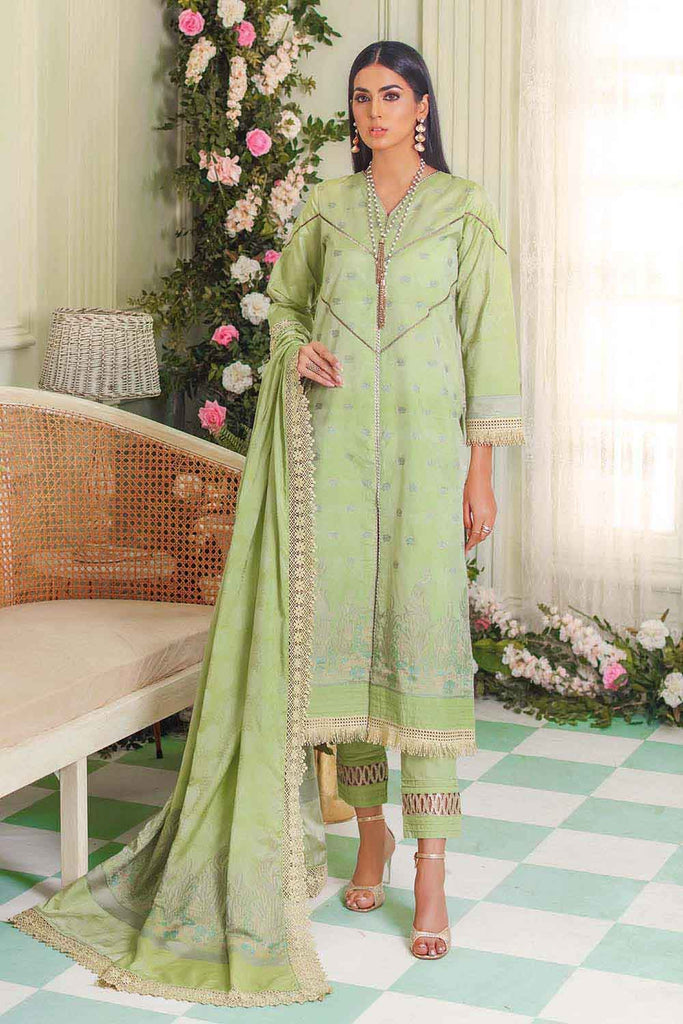 Gul Ahmed Summer 2022 · Premium Collection – 3PC Jacquard Suit MJ-22047