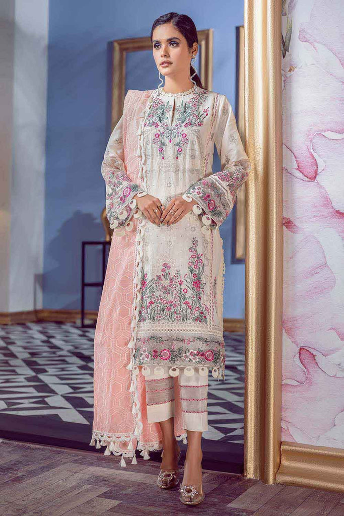 Gul Ahmed Summer 2022 · Premium Collection – 3PC Luxury Lawn Suit With Paper Cotton Dupatta PC-22002