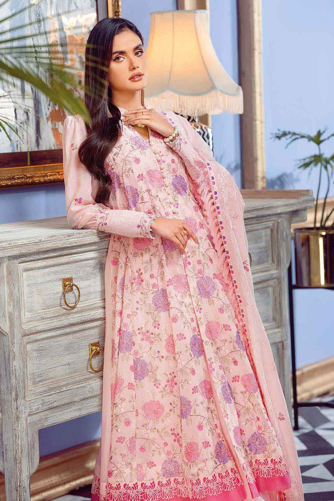 Gul Ahmed Summer 2022 · Premium Collection – 3PC Swiss Voile Embroidered Suit LSV-22013