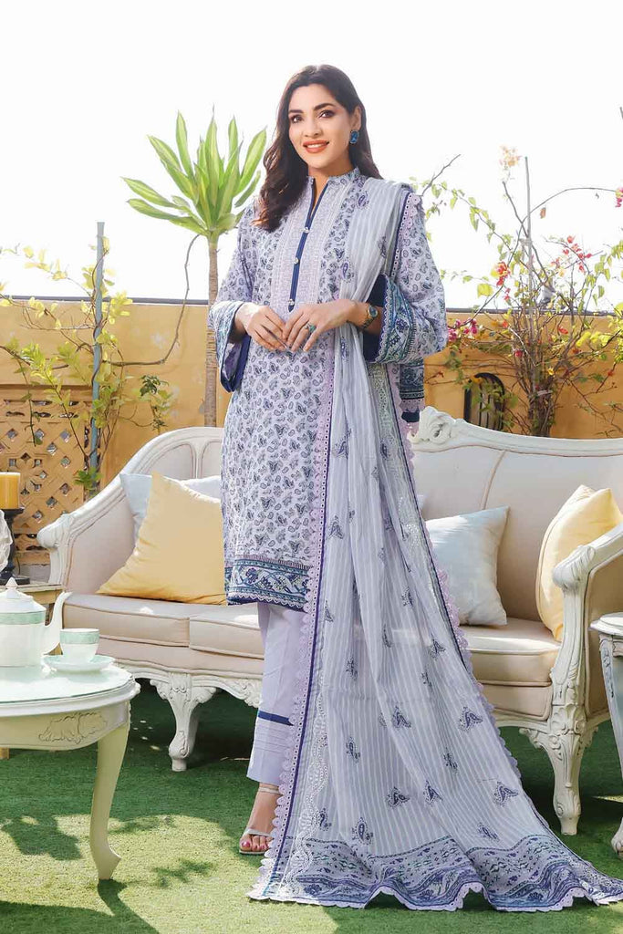 Gul Ahmed Summer 2022 · Tribute Collection – 3PC Embroidered Lawn Suit CL-22021