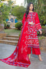 Gul Ahmed Summer Red Collection – 3PC Lawn Unstitched Printed Suit CL-32267