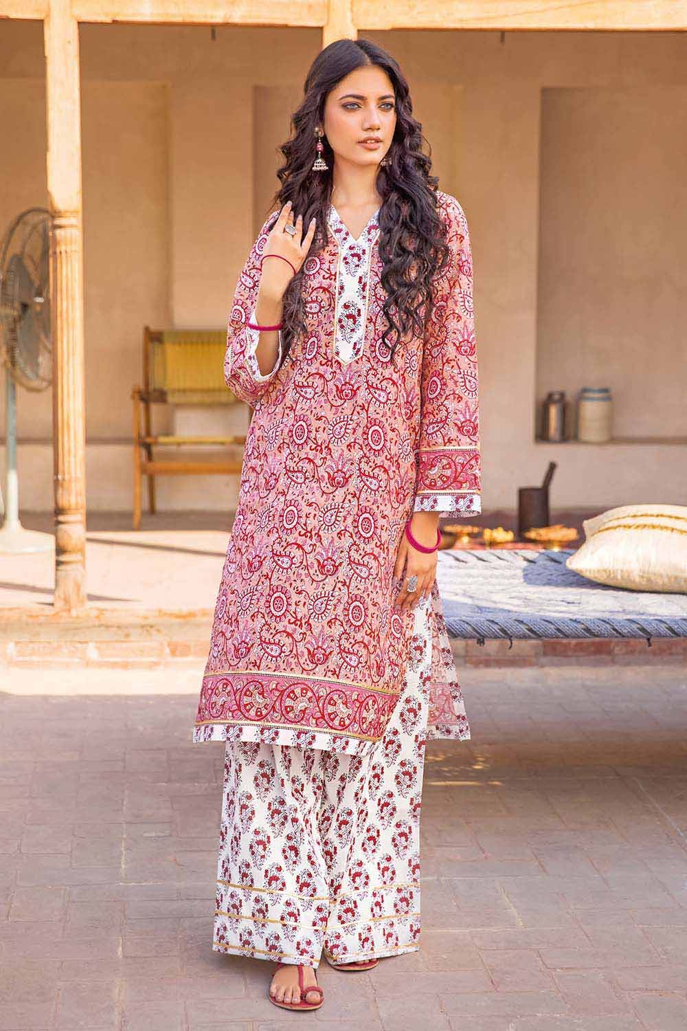 Floral Patterns With Laces Prints Style Shirt With Dupatta And Trousers -  Nishat Summer Lawn Vol 1 2024 | 42401165 - Buy Online