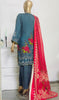 Mairah Printed Linen Embroidered - Design-01