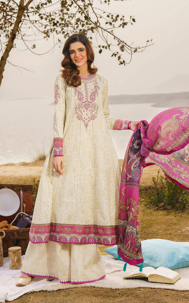 Asifa & Nabeel Meraki Lawn Collection – IRSA-U141M016 | Lawn