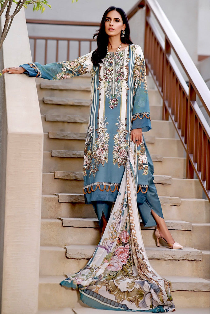 Jade by Firdous Urbane Embroidered Lawn Collection Vol-2 – 19761-B Turkish