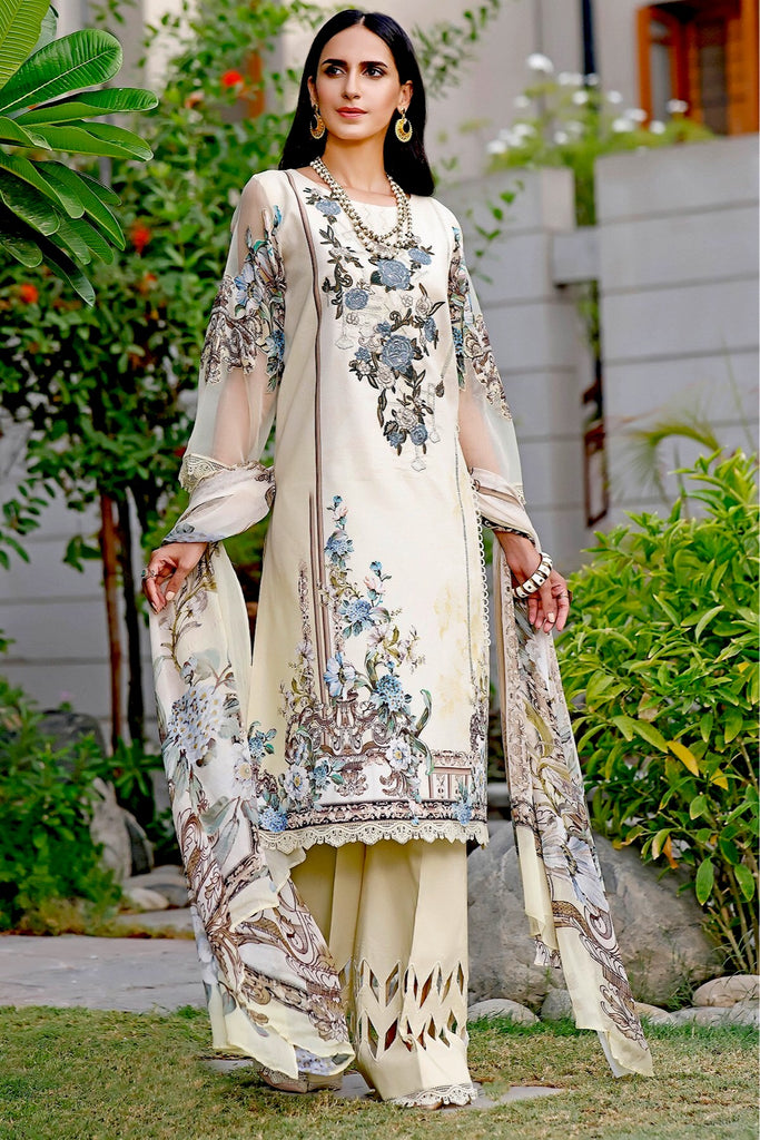 Jade by Firdous Urbane Embroidered Lawn Collection Vol-2 – 19807-B Peach