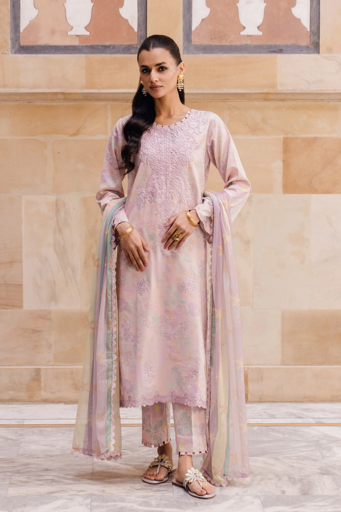 Aabyaan Shezlin Chikankari Lawn by Qalamkar – HAYA (AS-02)