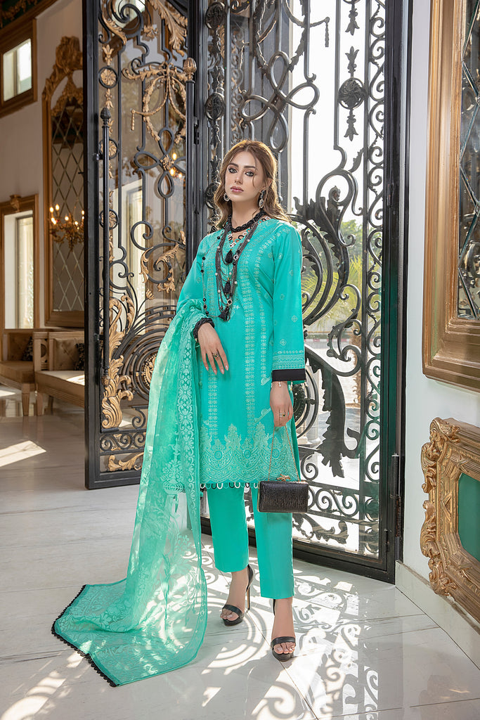 Kalyan Embroidered Lawn Collection (with Burnout Dupatta) – KBO-2