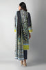 Khaadi Printed 3 Piece · Full Suit – A210545 Black