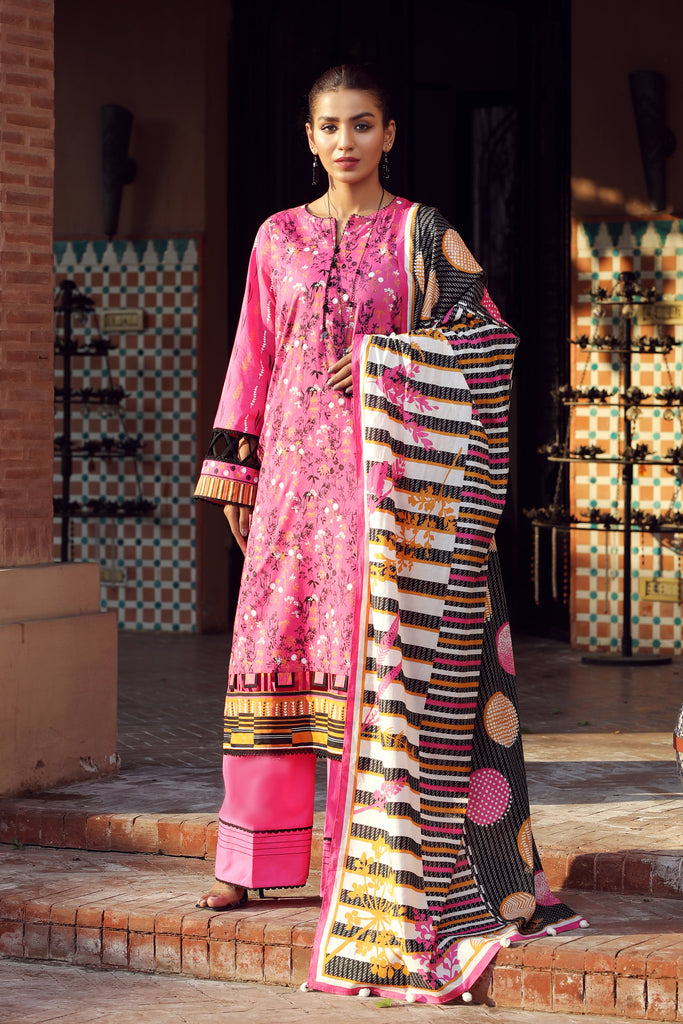 LSM Lakhanay Komal Printed Lawn Collection 2022 – KP-2024-B