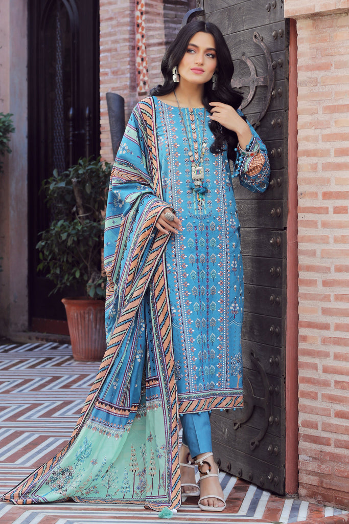 LSM Lakhanay Komal Printed Lawn Collection 2022 – KP-2030-A