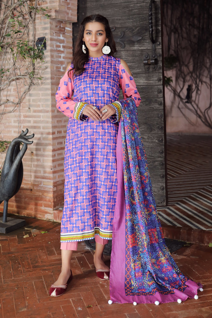 LSM Lakhanay Komal Printed Lawn Collection 2022 – KP-2031-B