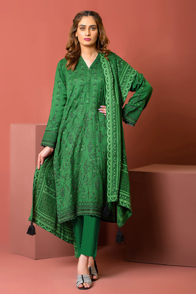 LSM Lakhnay Cashmi Vool Embroidered Collection – CVE-EA-0382