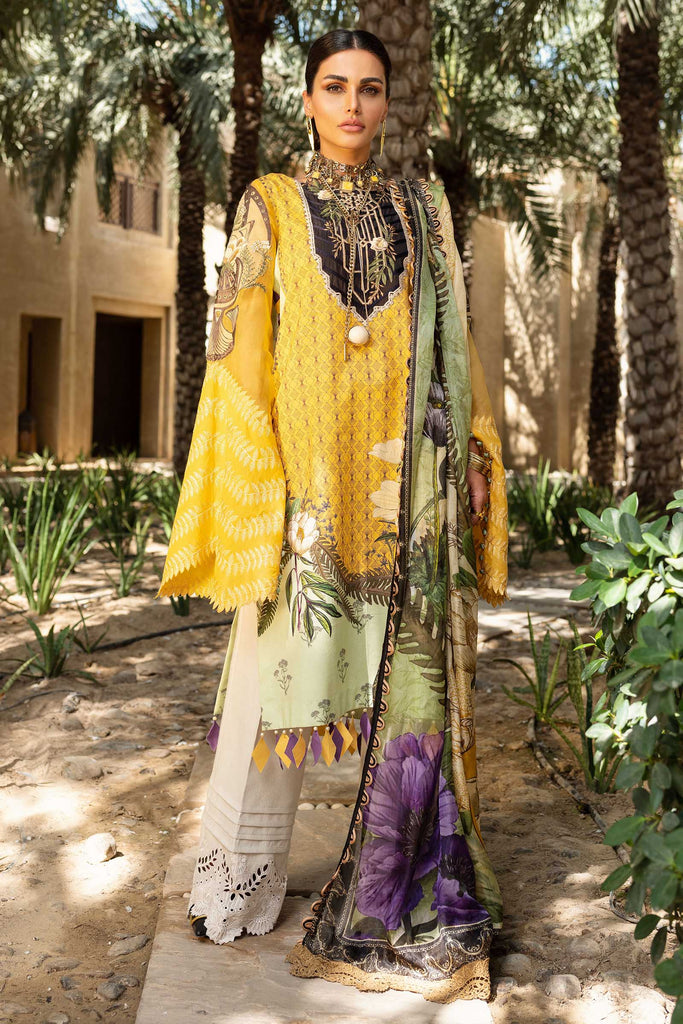 Shiza Hassan Luxury Lawn Collection 2021 – 10-B Liyana