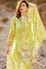 Gul Ahmed Summer 2017 - Yellow 3 PC Premium Embroidered Chiffon Dress PM-171