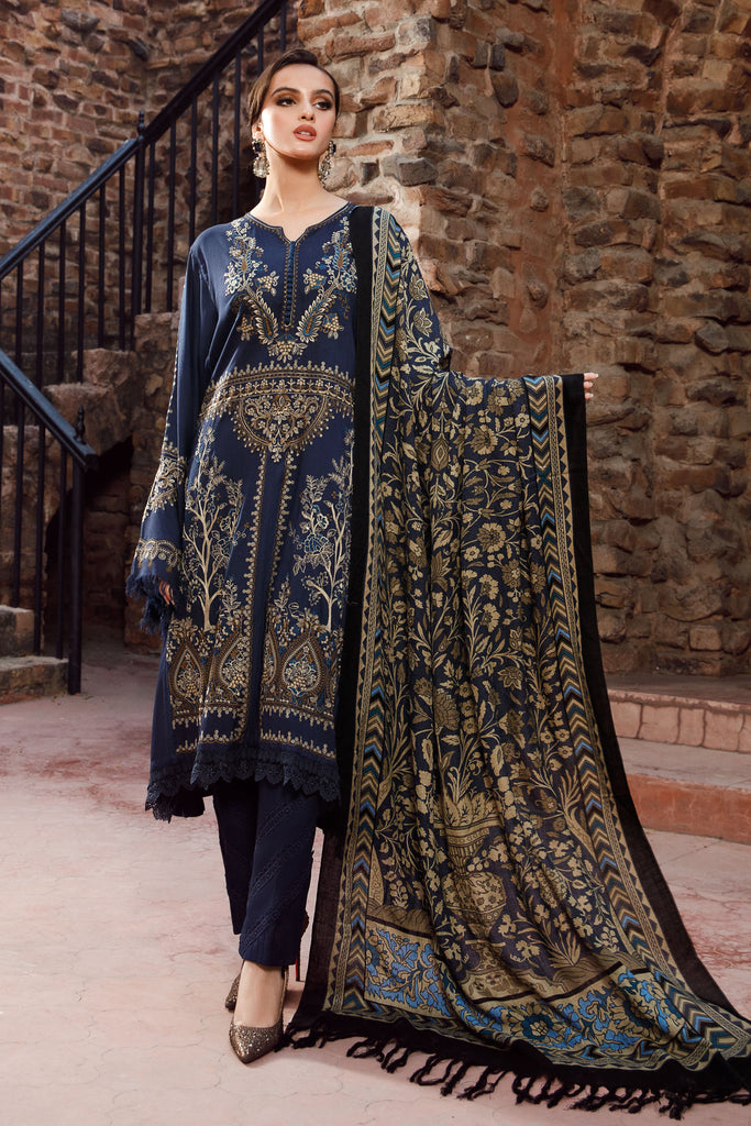 MARIA.B MPrints Winter Collection (with Shawl) – MPT-1606-A