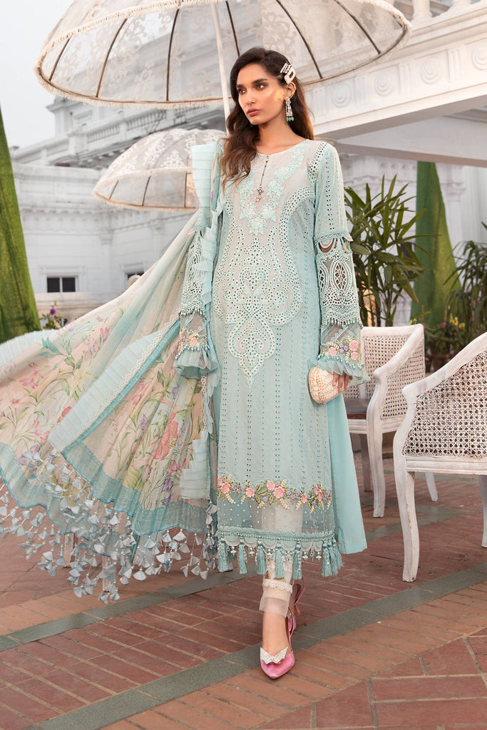 MARIA.B Mein Teri Aan Luxury Lawn Collection 2022 – D-2210-B