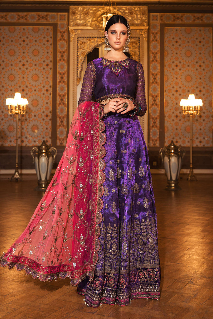 MARIA.B MBROIDERED Wedding Edition – Purple (BD-2007)