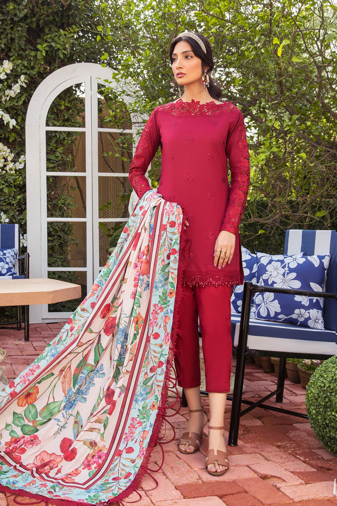 MARIA.B MPrints Secret Garden Spring/Summer Lawn Collection 2022 – MPT-1303-B